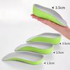 Arch Support Height Increase Insoles Half Pads Orthopedic Breathable Memory Foam 7 Points Lifts Shoe Pads Flat Feet Support