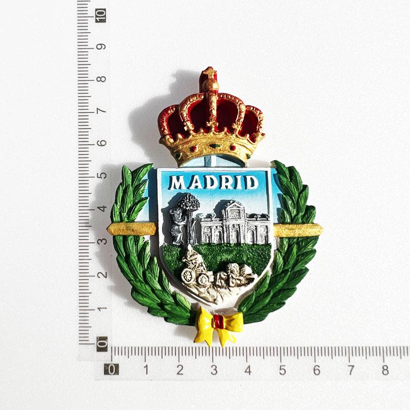 Spain Fridge Stickers Pamplona Santiago Covadonga Chateau Castina Uweda Ubeda Alcala Gate Travelling Souvenirs Fridge Magnets