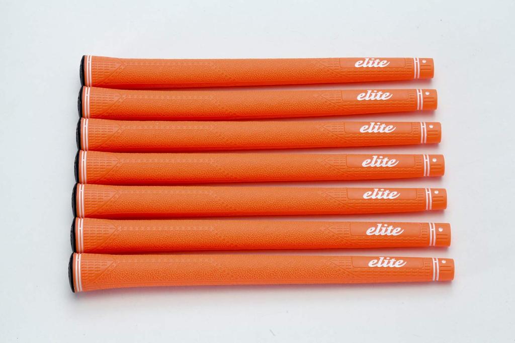 elitegrips Golf Grips CX50 Set of 7 Wild Orange No Backline