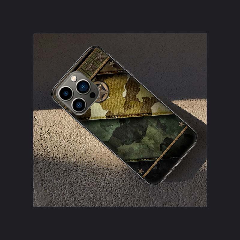 Camouflage Farbe Handyhülle Für Apple Iphone 16 15 Plus Weich 13 12 Mini Hülle 11 14 Pro Max Capa X XS XR 8 7 Schale Coque Silikon