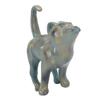 Resin Cat Statue Cute Small Cat Figurine Indoor Outdoor Ornament for Home Yard Lawn Porch Decoration