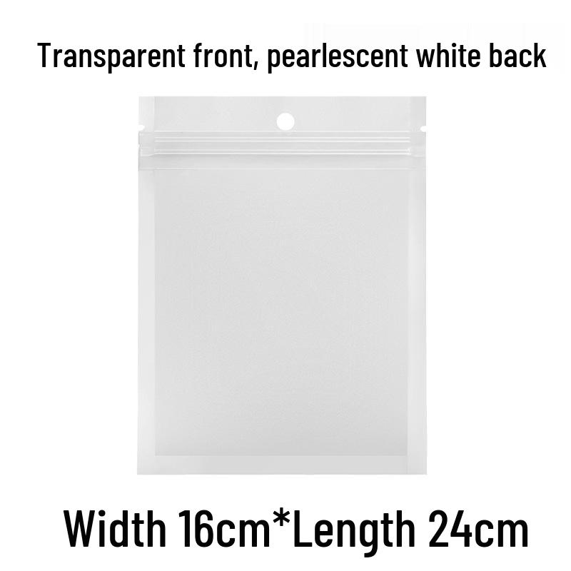 Pearlescent Yin & Yang Film Self-Sealing Bags for Jewelry Packaging