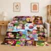Cartoon Cute M-Masha Bear Soft Flannel Throw Blanket,Cozy Blanket for Bed,Couch,Sofa,Bedroom,Living Room,Travel,Picnic