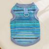 Spring and Summer New Cat Clothes Multi-color Woven Hollow Vest Breathable and Cool Cat Clothes Pet Clothing