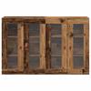 vidaXL Wandschränke 2 stk. Altholz 69,5 x 34 x 90 cm Holzwerkstoff
