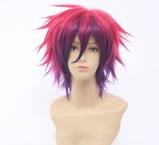 

Аниме 33 см короткий синтетический парик косплей многоцветный короткий пушистый многослойный «нет игры нет жизни» костюм Сора парик термостойкое волокно 30-33cm коричневый