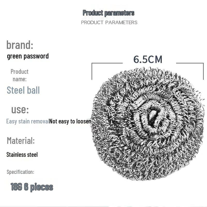 Stainless Steel Kitchen Scourer Balls