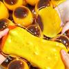 @Crunchy Food-Shaped Pudding Squeeze Ball Fidget Toys Pudding Stress Ball  Asmr Sensory Stress Relief Toys For Birthday Gift