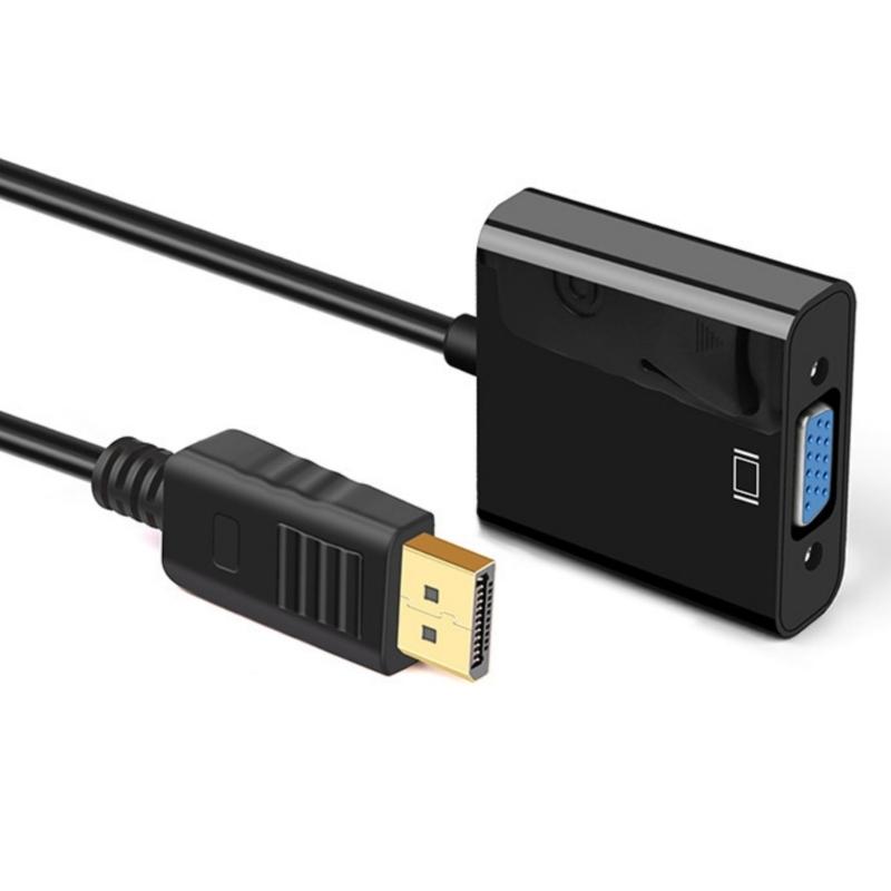 1080P to VGA Adapter Gold Plate Plugs for Seamlessly Video Transmission in Office and Home Accessory