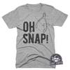 Funny Thanksgiving T-Shirt, Oh Snap Wishbone Tee