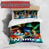 3pcs Duvet Cover Set (1*Duvet Cover + 2*Pillowcase, Without Core), Custom Name Final Fantasy Pattern Bedding Set, Home Bedroom Decor Gift
