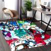 1pc My Hero Academia Anime Chair Mat - Office Desk Carpet with Izuku Midoriya Design, Anti-Slip Floor Protector for Home Decor, Suitable for All Seaso
