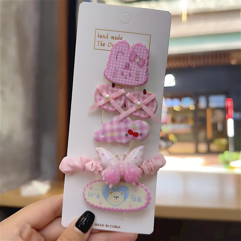 Children'S Hairpin Bag Cloth, Duck Bill Clip Cloth, Bow Root, Princess Hairpin, Cute Little Flower Girl Hair Accessories