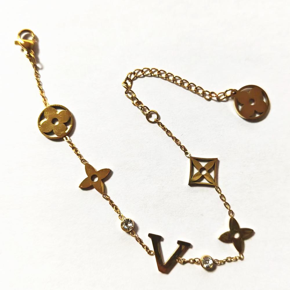 Versatile Stainless Steel Bracelet - Fashionable, Non-fading, Washable, with Distinctive Designs