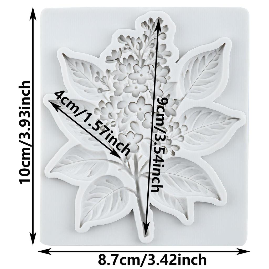 Flower Silicone Molds Leaf Fondant Mold Cake Decorating Tools Cupcake Topper Candy Chocolate Gumpaste Mold