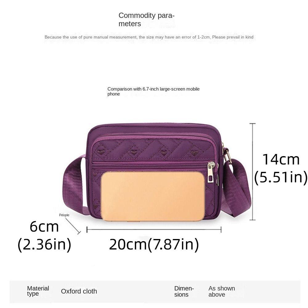 Elegant Middle Aged Shoulder Bag Large Capacity Woman Messenger Bag Daily