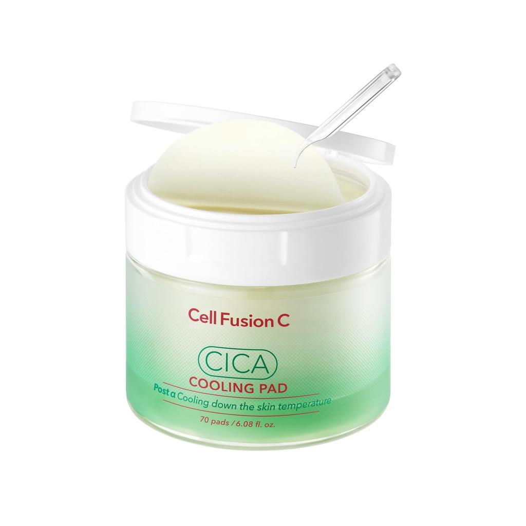 Post Alpha Cica Cooling Pads Cica Toner Pads Lotion Korean Cosmetics [Selffusion C] (70 Sheets) &