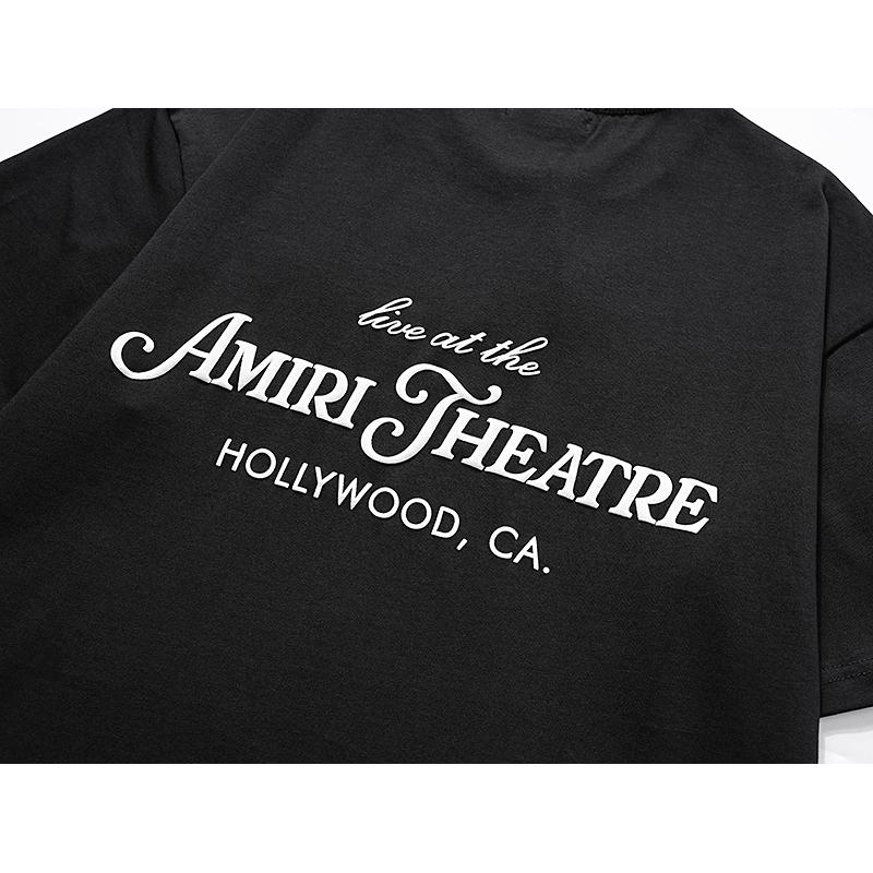 2068 Amiri 2025 Sommer Neu Herren- und Damen Locker Hochwertige Baumwolle Übergröße T-Shirt Partner-T-Shirt