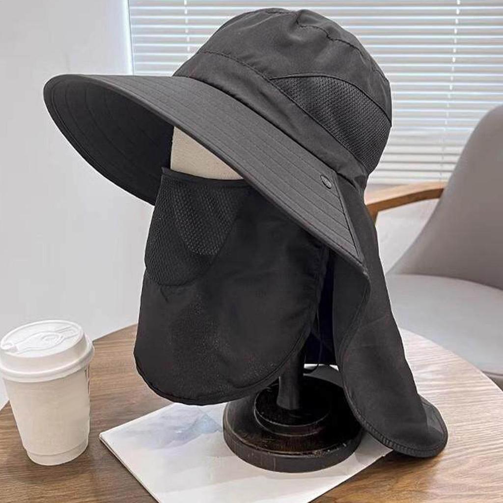 Fishing Hat Summer Sun Hats UV Protection Outdoor Fishing Caps For Hiking Camping Visor Bucket Hat Neck Flap Fisherman Hat