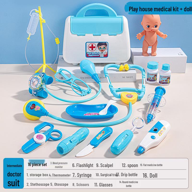 Little Doctor Medical Kit: Pretend Play Stethoscope & Nurse Tools for Kids