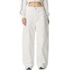 Nike Casual Pants Women's Ecru Moderate Straight Fit Pants HQ9194-133