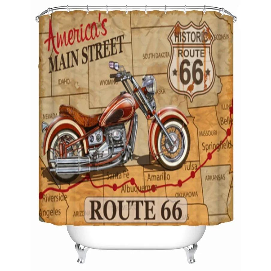 Various Style Bathroom Curtain With Hooks Waterproof Easy Clean Simple Install For Home Hotel Apartment Decor