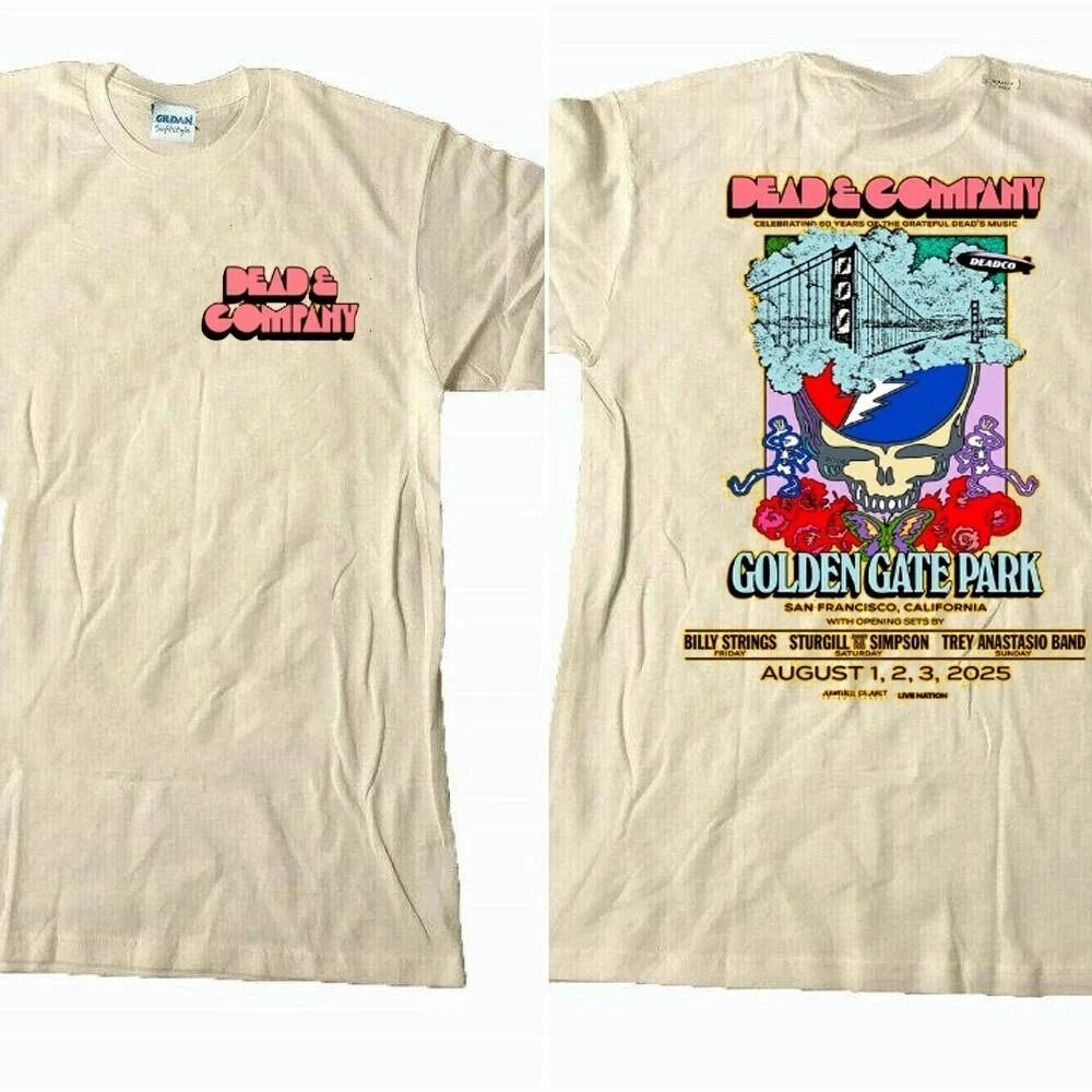 Dead and Company Golden Gate Park San Francisco August 1,2,3 2025 Shirt Unisex T-Shirt S