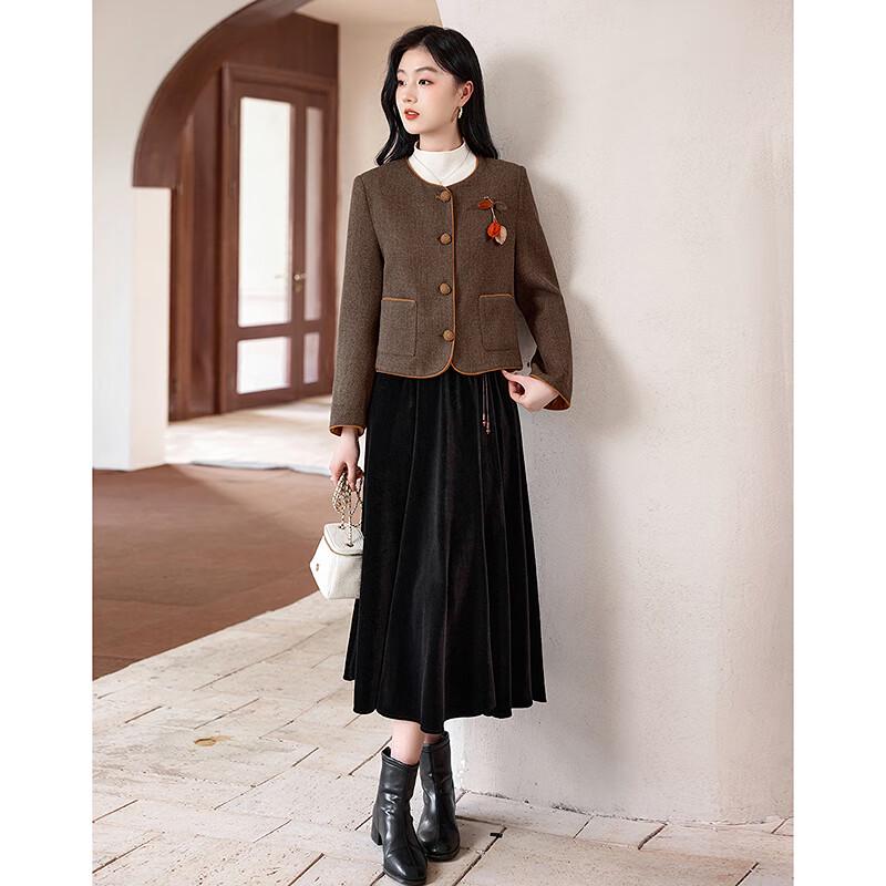 Si Shui Nian Hua Women's Elegant Short Jacket