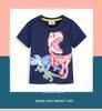 Boys' Summer 2026 Luminous Dinosaur T-Shirt Short Sleeve