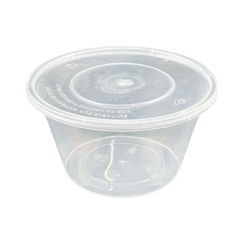 

Kangjiejiaxin 1000ml Round Disposable Food Containers with Lids, 300 Pack
