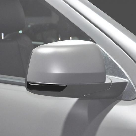 Smoked Black Rearview Mirror Turn Signal Light Trim For Jeep Grand Cherokee 11+