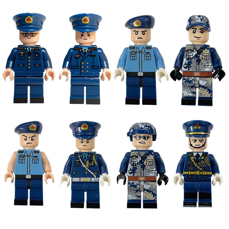 City Professional Engineer Firefighter Doll Building Block