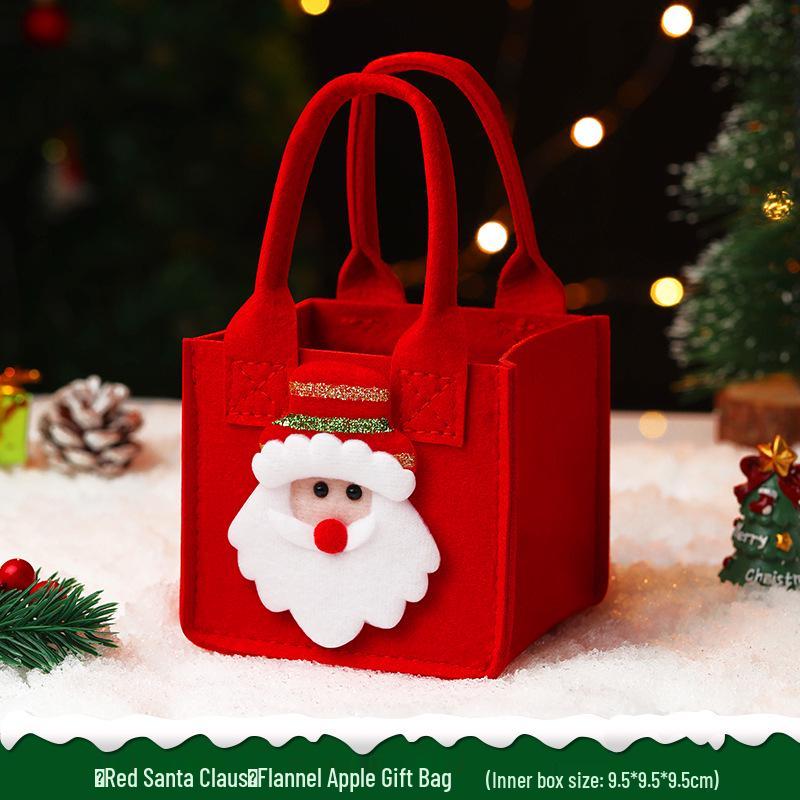 

Дитячий Різдвяний Вечірний Яблучний Подарунковий Мішок - Маленький Ручний Мішок для Цукерок