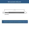 Yili Peak 70° Tungsten Steel Four-Flute End Mill: High-Hardness Alloy & Stainless Steel U-Groove CNC Tool.