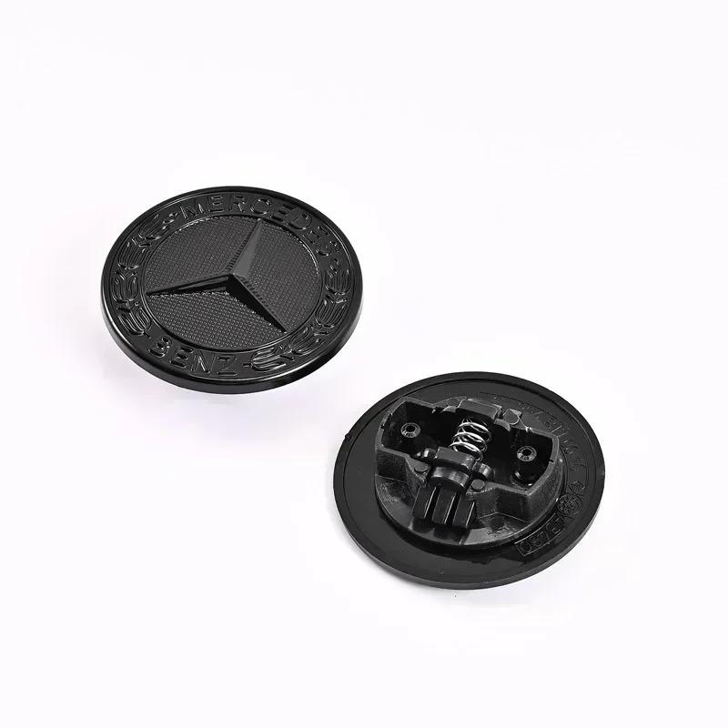 1 piece of 57mm car front hood badge, engine hood, car parts badge modification suitable for Mercedes Benz w204 w211 w205 W212 PI8