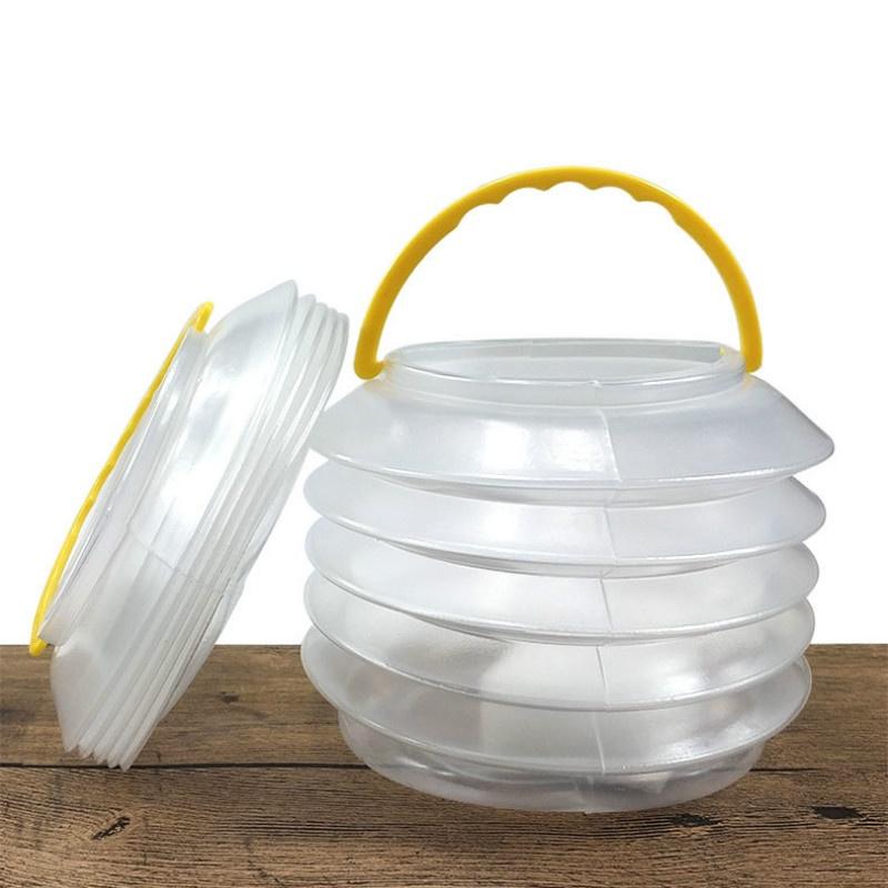 Portable Foldable Painting Brushes Holder Cleaning Case Washing Pen Bucket