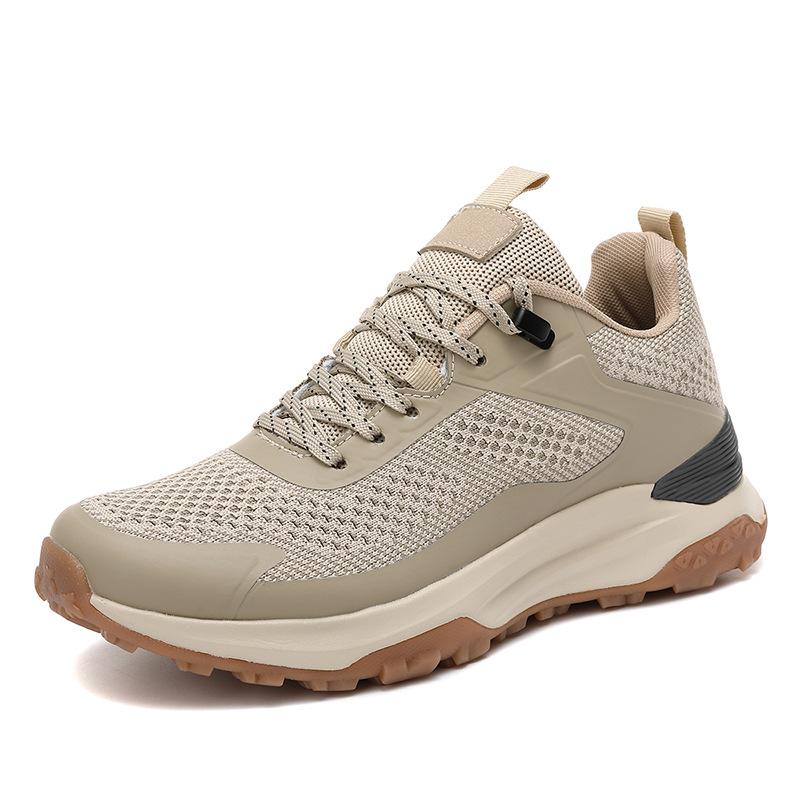 Summer Couple Breathable Mesh Outdoor Sports Hiking Shoes Men's Large Size 46 Non-slip Soft Sole Light