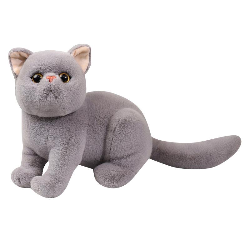 Cute Cute Simulation Kitten Doll Plush Toy Cat Doll Children Sleep Soothing Doll