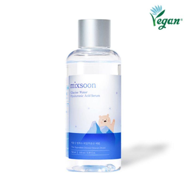 mixsoon Glacier Water Hyaluronic Acid Serum 100ml Deep Hydration Serum with Hyaluronic Acid for Plump Glowing Skin Korean Skincare