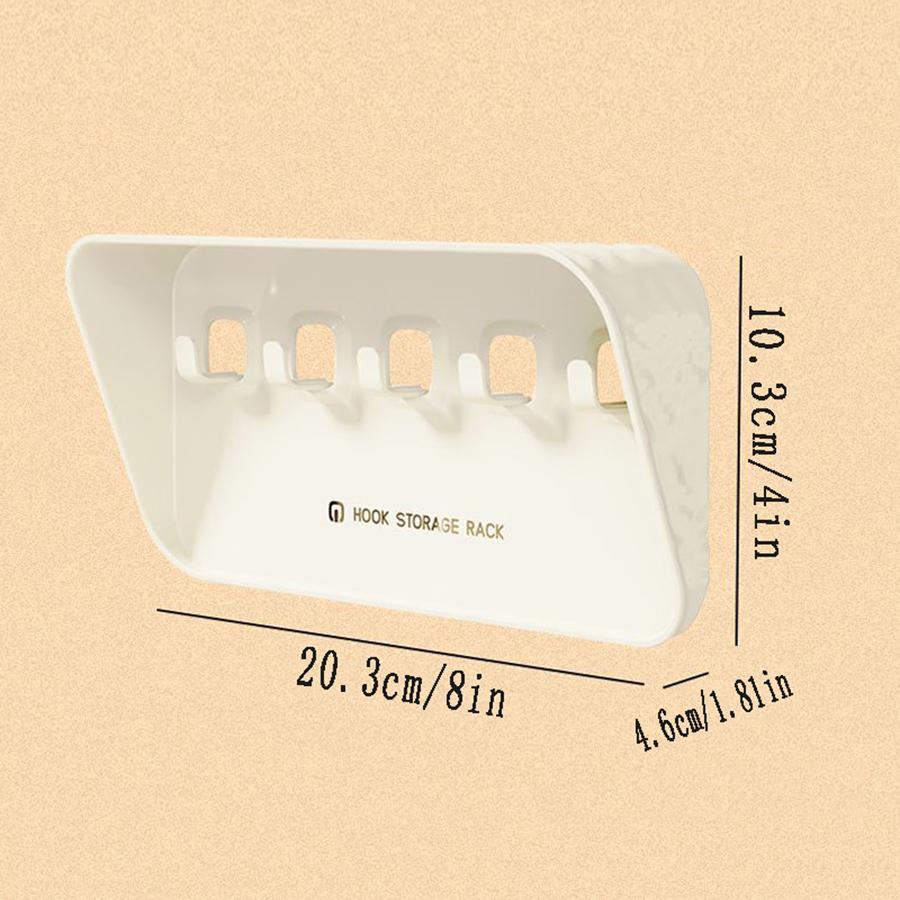 

1 шт., стойка для хранения ключей на входной двери, настенные крючки без дырокола, настенные крючки за дверью, креативные полки