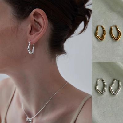 Light Luxury Premium Hundred Matching Fashion Cold Wind Earrings Ins Wind Tide Niche Temperament Design Sense Earrings Stud Earrings Casual Daily