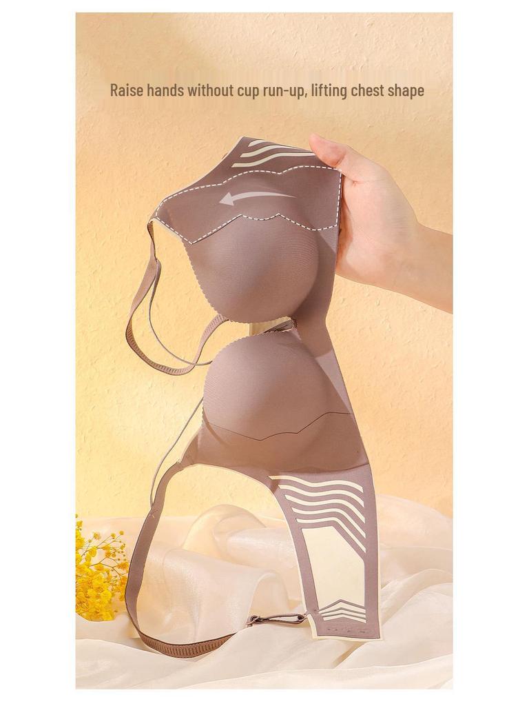 High-Quality Seamless Uplift Bra: Sexy, Breathable, Wire-Free Design for Small Chest Enhancement