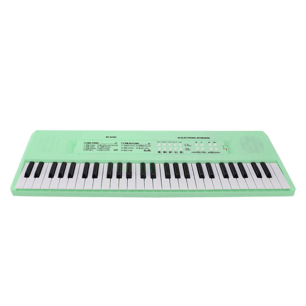 54 Key Electronic Piano Keyboard with Wired Microphone Support Recording Multifunction Kids