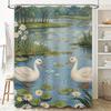 Bath Shower Curtain Decorative Waterproof Home Decor Printed 180x240cm Polyester Fabric Blue Yellow Purple Green Red Water Drop