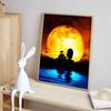 Disney Diamond Painting WALL E  EVE Silhouette Romantic Illustration Mosaic Handmade Hobby DIY Gift Home Decoration Embroidery