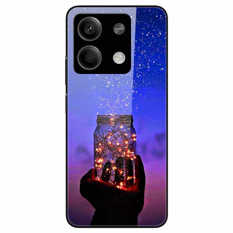 For Redmi Note 13 Pro 5G Case Tempered Glass Hard PC Phone Back Cover for Xiaomi Redmi Note13 5G Note 13Pro 5G Funda Shell Coque
