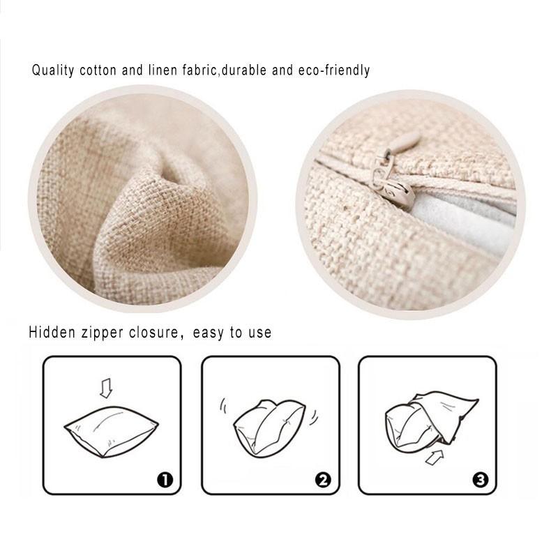Quality Cozy Popular Geometric Couch Cushion Cover Home Decorative Pillows 45X45Cm For Bed Seat Back Cushions Bedding Pillowcase