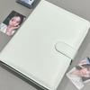 A5 PU Leather Card and Photo Album, Xiaohongshu Style - High-Value, Solid Color Design, Ideal for Star-Collecting and Card Storage