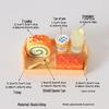 Miniature Dollhouse Bread & Juice Cake Set - DIY Decorations & Accessories