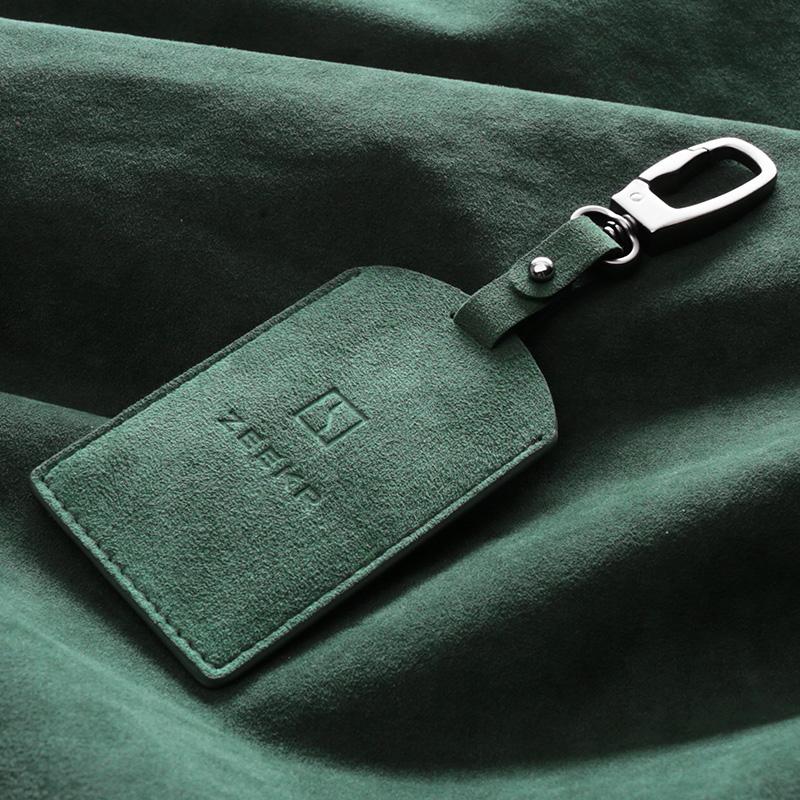 Italy Super Suede For Zeekr X Zeekr 7X Zeekr 001 007 009 - Car Key Cover Protective Shell Key Case Keychain Ring Key Bag